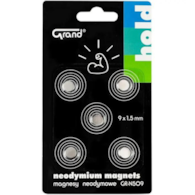 Magnesy neodymowe GR-N509 9 mm GRAND 5 szt.