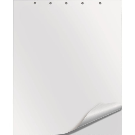 Blok do flipchartów Q-CONNECT, gładki, 65x100cm, 50 kart., biały
