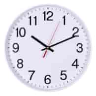 Zegar ścienny OFFICE PRODUCTS, plastikowy, 30cm, biały