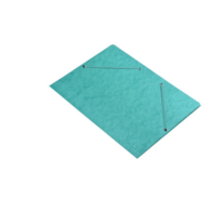 Teczka preszpanowa A4 z gumką na rogach, c.zielona KBK