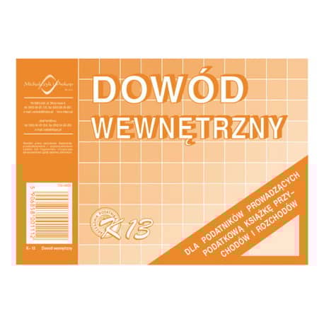 Dowód wewnętrzny A-6