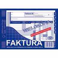 Faktura A-5 wielokopia