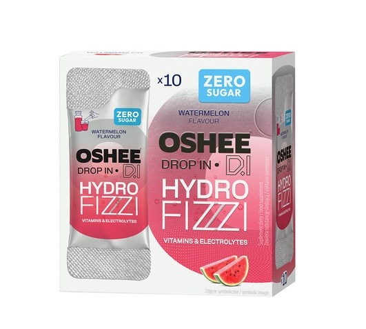 OSHEE Drop in HydroFizzi ZERO arbuzowy 10 saszetek