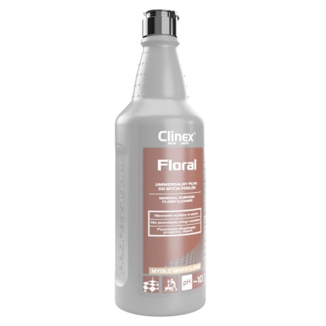Uniwersalny płyn CLINEX Floral, do mycia podłóg, mydło marsylskie, 1l