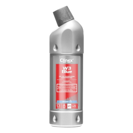 Żel CLINEX W3 Blue, do czyszczenia sanitariatów, 1l