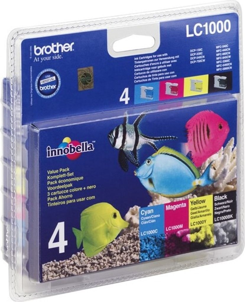 Zestaw tuszy Brother do DCP130C/330C/350C/540CN/560CN | CMYK