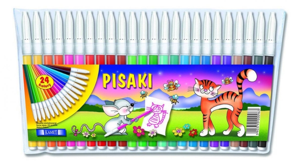 Pisaki 24 kolorów Kamet K-5005