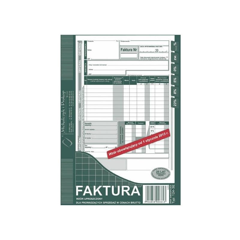 Faktura brutto A5 (pion-upr.)