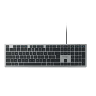 Przewodowa klawiatura Kensington KB515 EQ, USB-C/USB-A, nożycowa, czarna