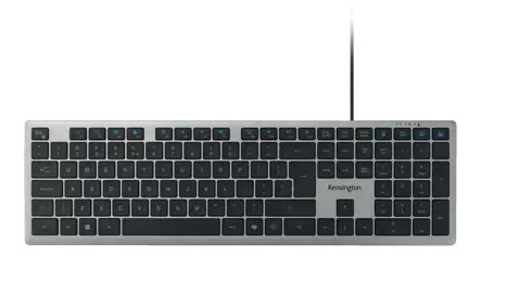 Przewodowa klawiatura Kensington KB515 EQ, USB-C/USB-A, nożycowa, czarna