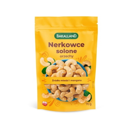 ORZECHY NERKOWCA LEKKO SOLONE BAKALLAND 70GR