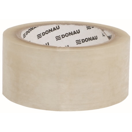 Taśma pakowa DONAU Solvent , 48mm, 60m, 42mikr., transparentna