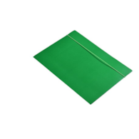 Teczka lakierowana A4 z gumką prostą zielona 350g KBK