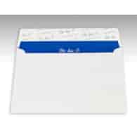 Koperty białe C6 HK Delux 114x162mm poddruk granatowy 120g 1000 szt.