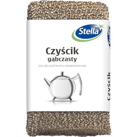 Czyścik gąbczasty STELLA, 1 szt., mix