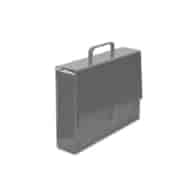 Teczka z rączką VAUPE CLASSIC II 8cm  czarna
