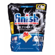 TABLETKI DO ZMYWARKI FINISH ULTIMATE INFINITY SHINE,60 SZT., LEMON