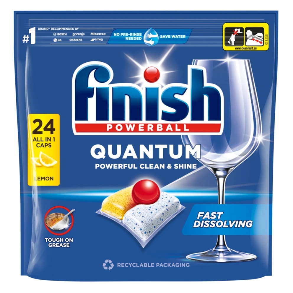 Tabletki do zmywarki Finish Quatum Lemon 24 szt.