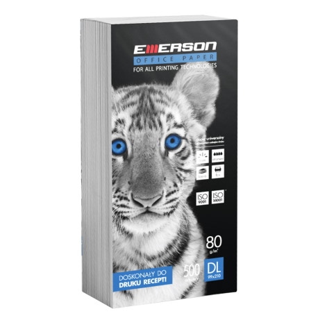 Papier ksero do recept Emerson 1/3 A4 500 ark.