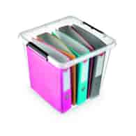 POJEMNIK DO PRZECHOWYWANIA MOXOM SIMPLE BOX, 36L, TRANSPARENTNY