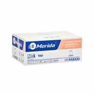RĘCZNIKI PAPIEROWE W ROLI MERIDA TOP TAD AUTOMATIC MAXI, ŚR. 19 CM, DŁ.100 M, 2-WARSTWOWE, BIAŁE