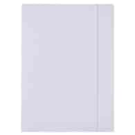 Teczka z gumką OFFICE PRODUCTS Budget, karton, A4, 250gsm, 3-skrz., biała