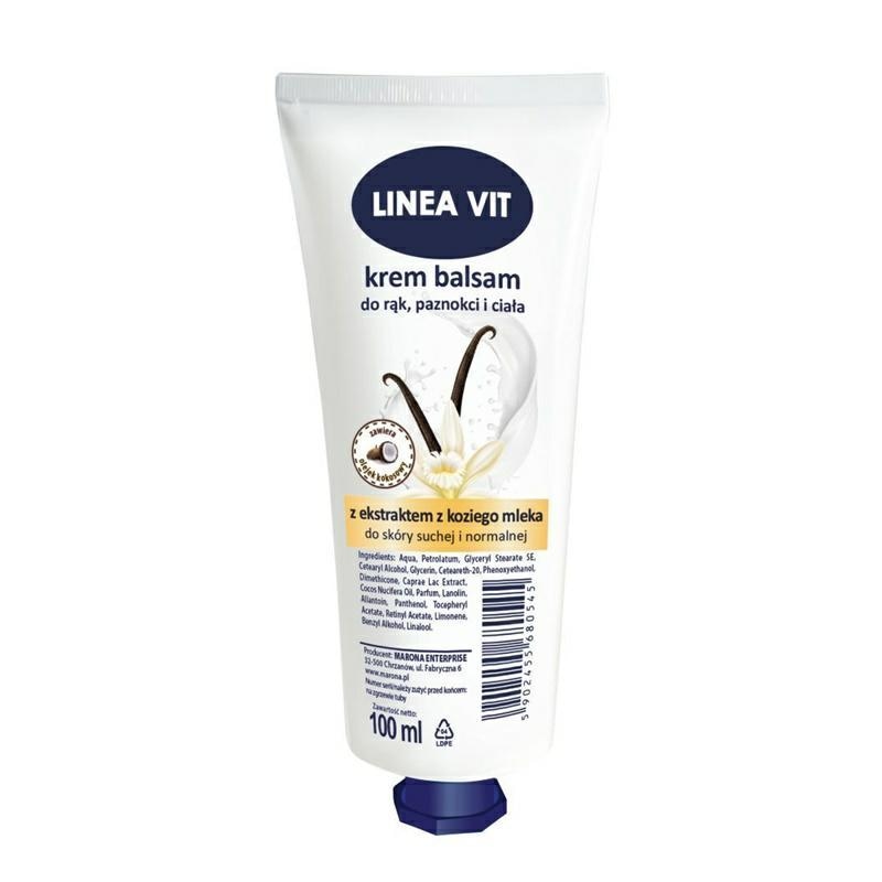 Krem do rąk 100ml Linea kozie mleko i wanilia