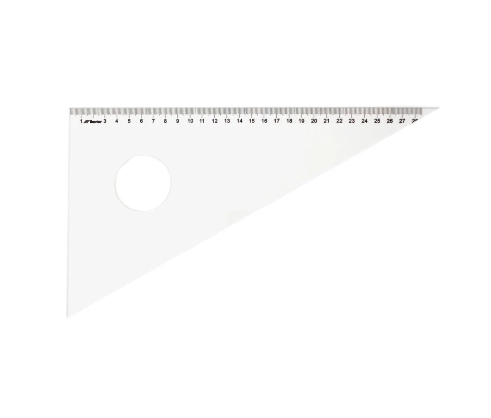 TRÓJKĄT   PLASTIKOWY    60  / 30 cm