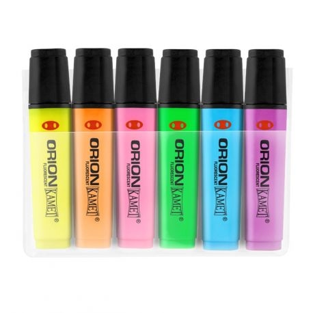 Zakreślacz oranż Orion Kamet