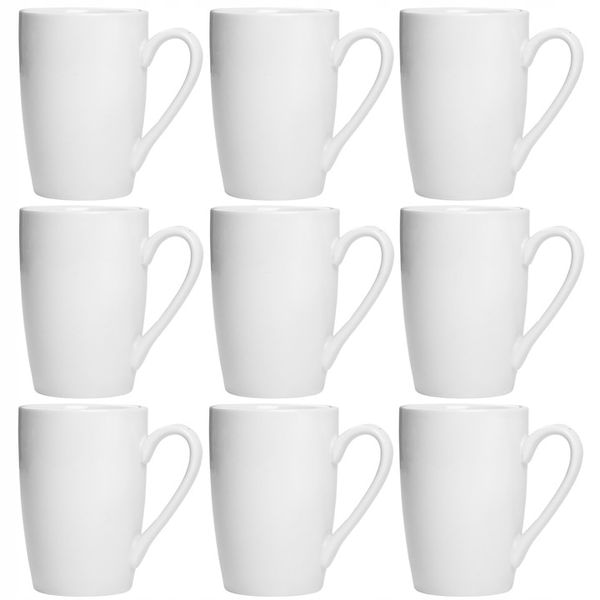 OE16  kubek biały porcelana 300ml 6szt