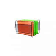 Mini archiwum Q-CONNECT Office Set, metalowy, czarne