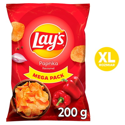 Chipsy LAYS paprykowe 200g