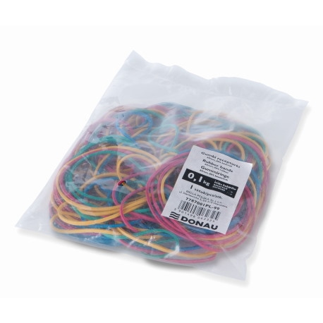 Gumki recepturki DONAU, 100g, mix kolorów