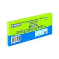 Bloczek samoprzylepny DONAU, 38x51mm, 3x100 kart., neon, zielony