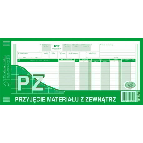PZ Przyjęcie materiałów 1/3 A3