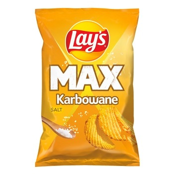 Chipsy LAYS solone 120g karbowane