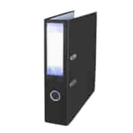 Segregator A4 75mm Petite Office czarny z listwą