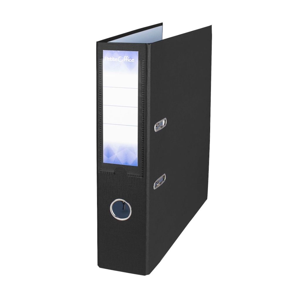 Segregator A4 75mm Petite Office czarny z listwą