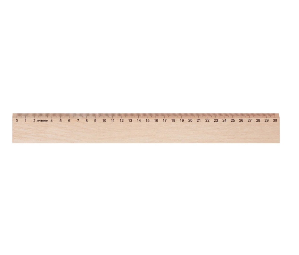 LINIJKA  DREWNIANA  30 cm