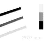 Kanały do METALBIND rozmiar 7/297 czarne op 25