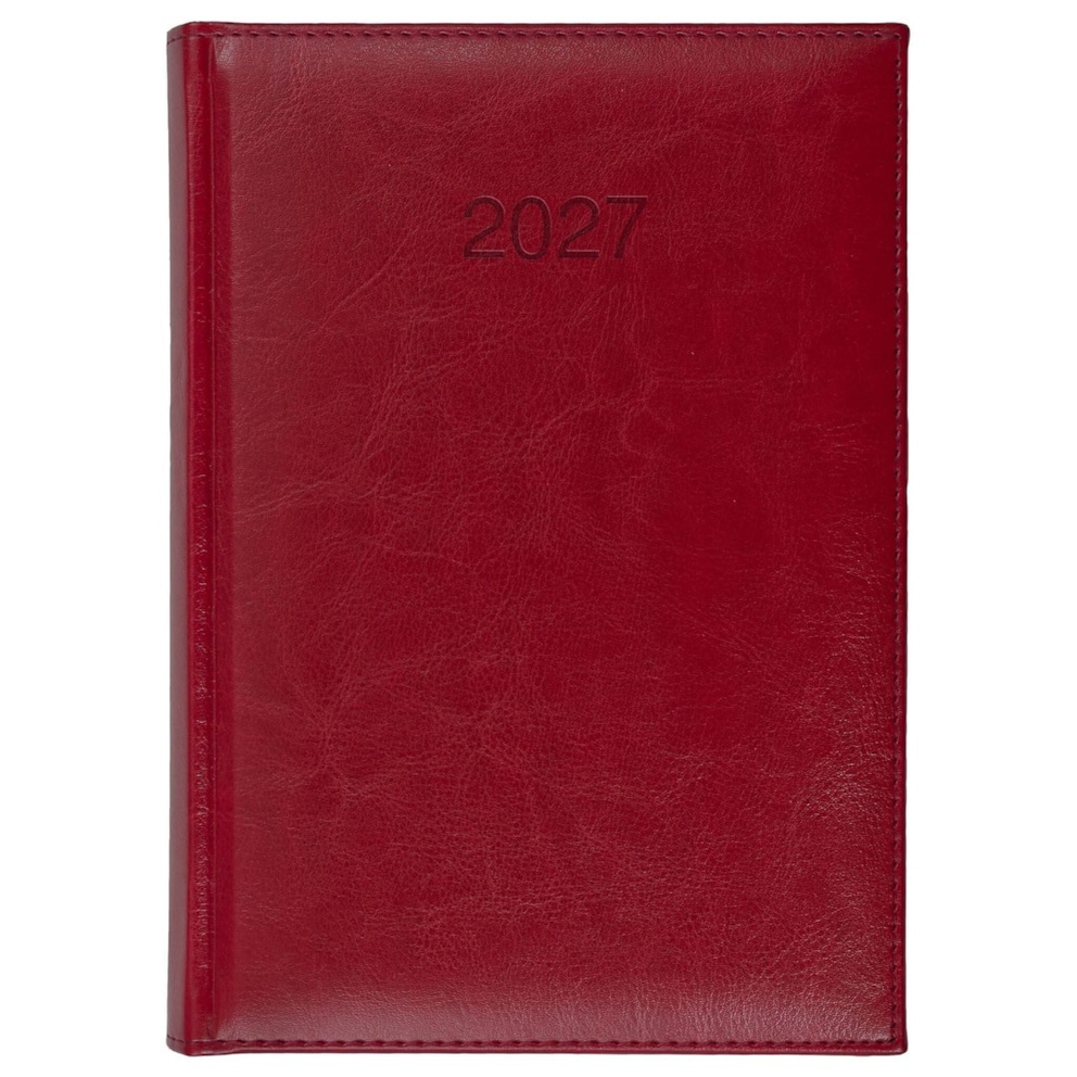 Kalendarz A5 2027 Balado czerwony dzienny