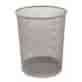 Kosz na śmieci Q-CONNECT Office Set, metalowy, 19l, srebrny