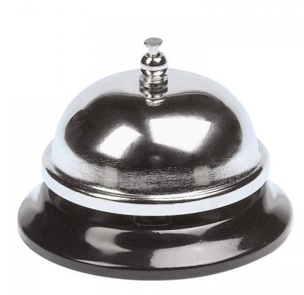 Dzwonek recepcyjny Q-CONNECT, średnica 85mm