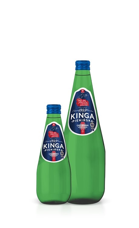 Woda mineralna gazowana Kinga Pienińska 0,7l PET 6szt [ kaucja ]