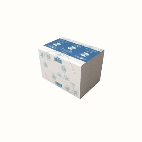 SERWETKI CELULOZOWE VELVET, 2-WARSTWOWE, 6000 LISTKÓW, 40SZT., BIAŁE