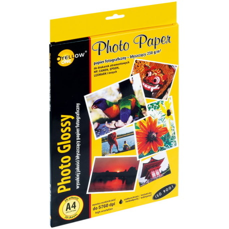 Papier foto A4 230g błyszczący 20 arkuszy Yellow One