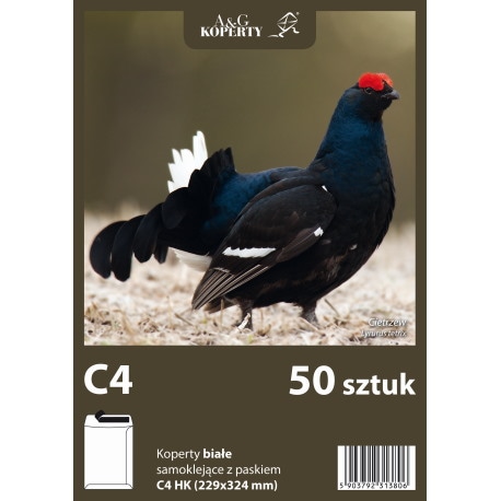 Koperty białe C4 HK (229 x 324 mm) 50 szt.