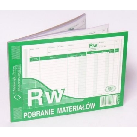 RW Pobranie materiału A5
