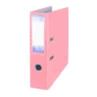 Segregator A4 75mm Petite Office  pastelowy  różowy z listwą