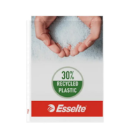 Koszulki groszkowe A3 Esselte, w 30% z przedużytkowego tworzywa z odzysku pionowa, 85 mic. 10 szt./folia